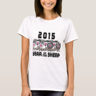 Året av fåren rammar geten 2015 tee shirt