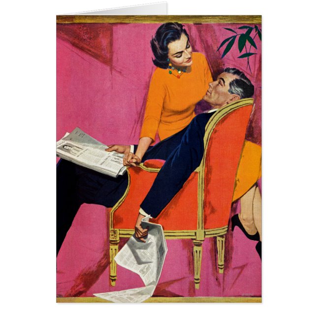 Året av missnöjet hälsningskort (Framsidan)