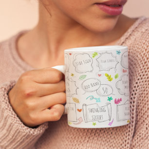 Året Born Bird DETTA ÄR DITT LIV. Kaffemugg
