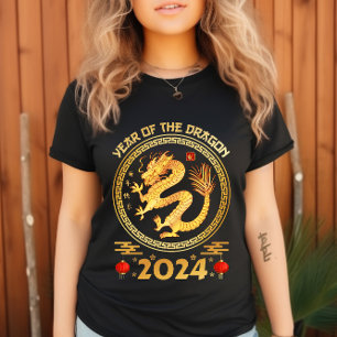 Året Dragon 2024 - Kinas nyår 2024 T Shirt