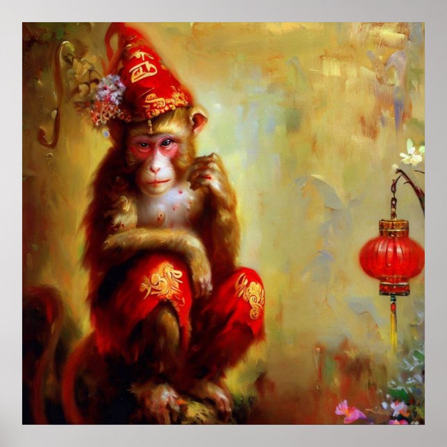 Året för apan 5 poster (Framsidan)