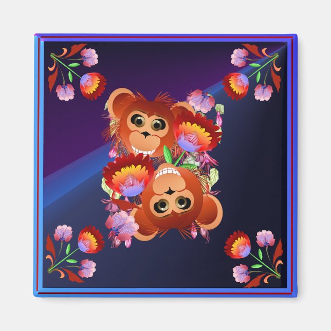 Året för apan magnet (Framsidan)