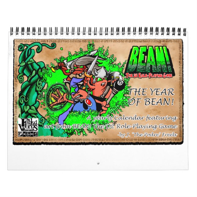 Året för BEAN! Kalender (Omslag)