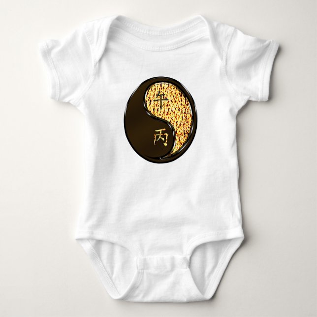 Året för den eldiga hästen t shirt (Framsida)