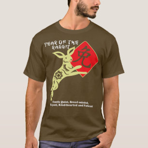 Året för den kinesiska kaninens zodiaklunar i Lyck T Shirt