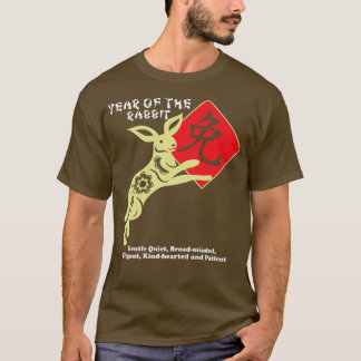 Året för den kinesiska kaninens zodiaklunar i Lyck T Shirt