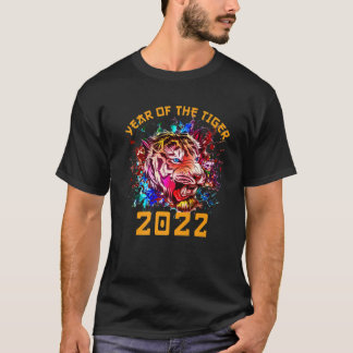 Året för den nya kinesiska tigern Horoscope Art Ly T Shirt
