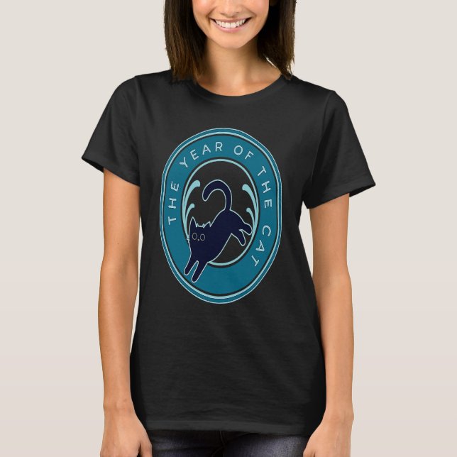 Året för den vietnamesiska djurparken i Kat T Shirt (Framsida)