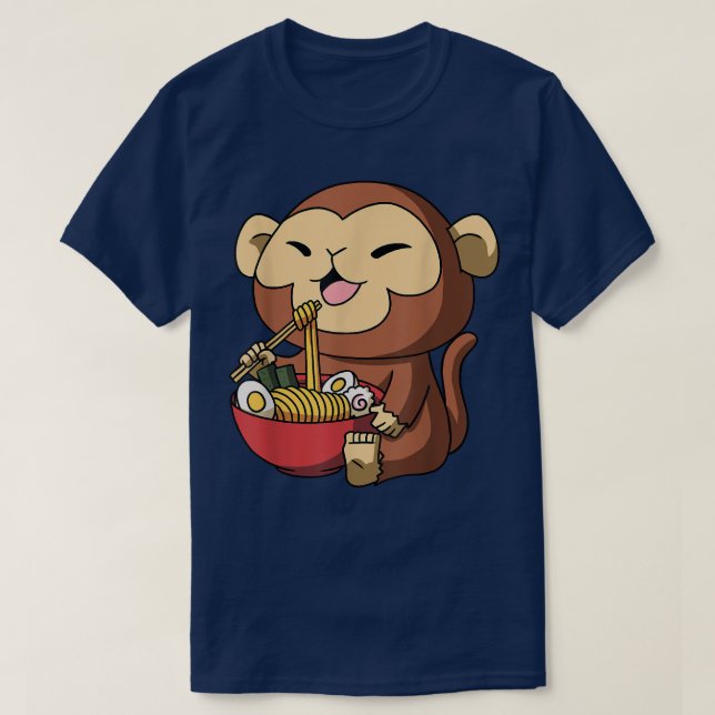 Året för det kinesiska nyåret japanska ramen t shirt (Design framsida)
