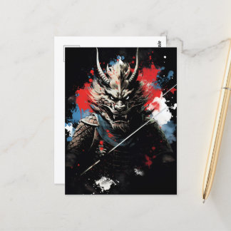 Året för Dragon Samurai Vykort