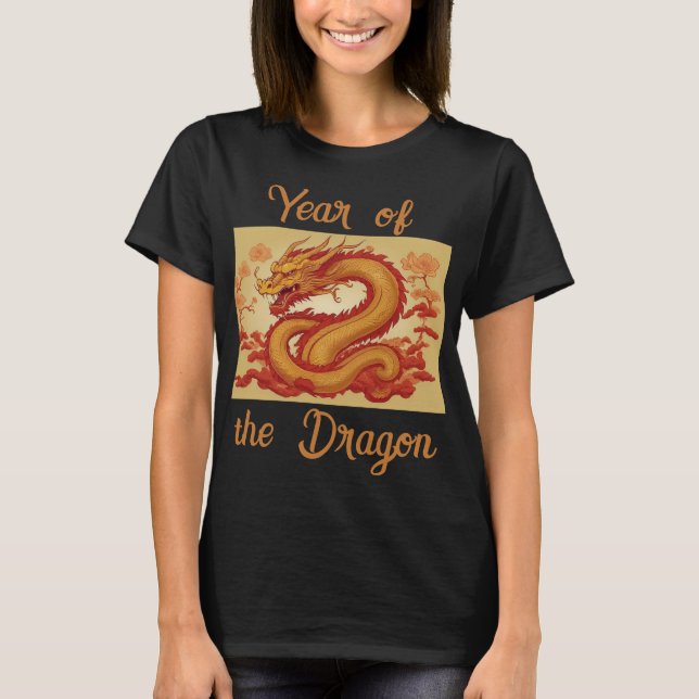 Året för Dragon T-Shirt (Framsida)