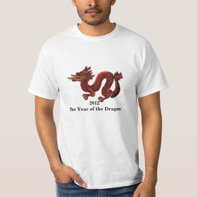 Året för Dragon T-Shirt (Framsida)