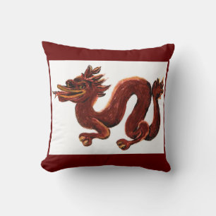 Året för draken 2012 Amerikanska MoJo Pillow Kudde