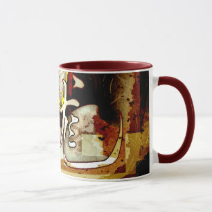 Året för draken, asiatisk teckning, Fantasy Dragon Mugg