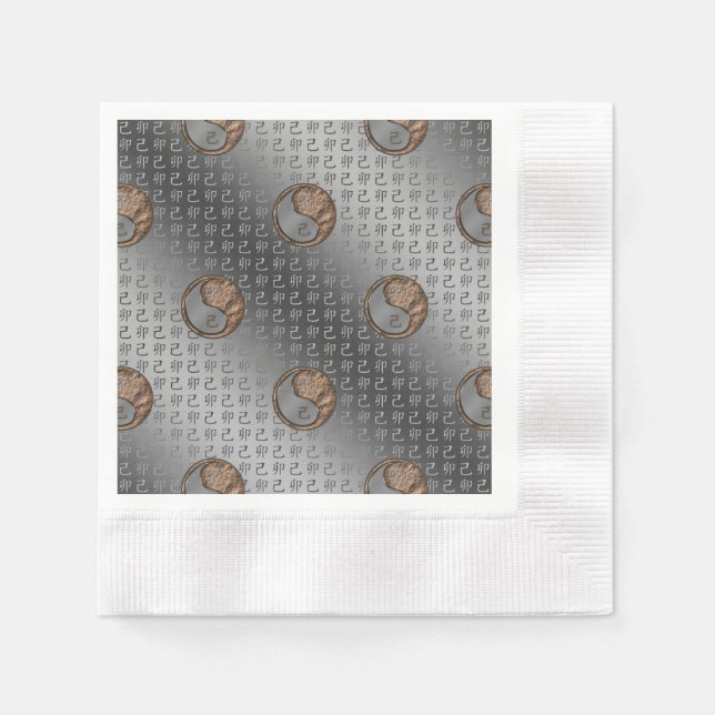 Året för jordkaninen pappersservett (Framsidan)