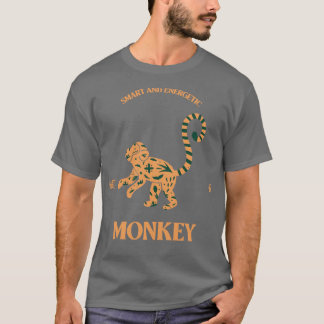 Året för Kinesisk apa Zodiac 1 T Shirt