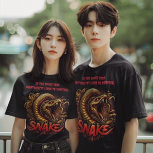 Året för ormen: Kina, nytt år 2025 T Shirt