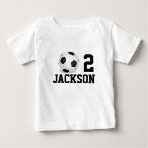 Året för personligFOTBOLLpojken numrerar T Shirt