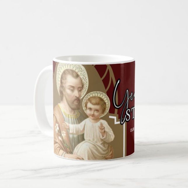 Året för St. Joseph-katolska Religiösan Kaffemugg (Framsida vänster)