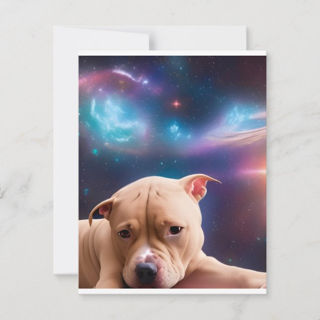 Året Hund Julkort (Framsida)