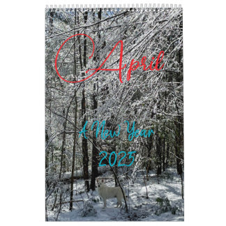 Året i april kalender