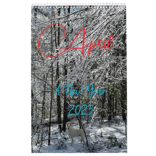 Året i april kalender (Omslag)