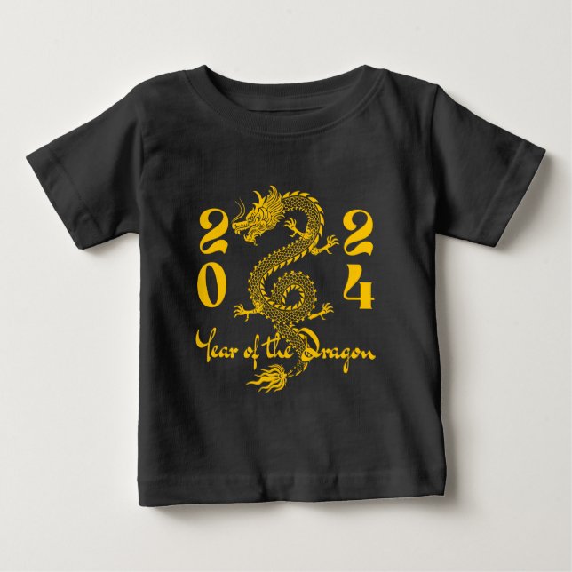 Året i Dragon Guld T Shirt (Framsida)