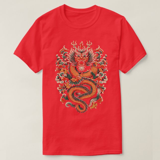 Året i Dragon T Shirt (Design framsida)