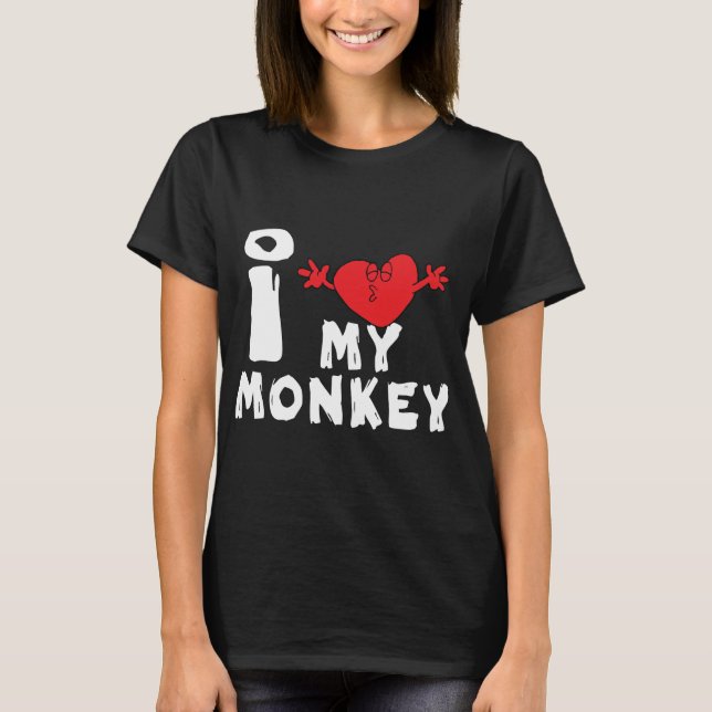 Året "I Kärlek My Monkey" Tee (Framsida)
