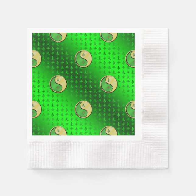 Året Metall Goat Pappersservett (Framsidan)