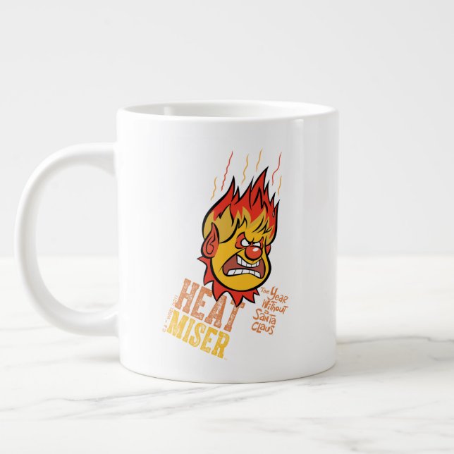 ÅRET UTAN ATT JULTOMTEN™ Värmebölja Fumlar Jumbo Mugg (Vänster)