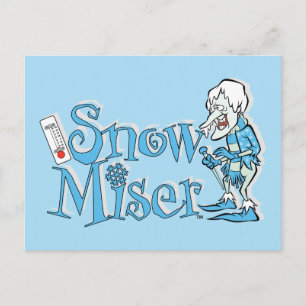 ÅRET UTAN EN TOMTE CLAUS™   Snömiser Vykort