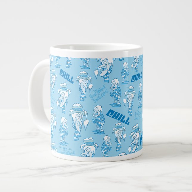 ÅRET UTAN EN TOMTE CLAUS™ Snow Miser-mönster Jumbo Mugg (Framsida vänster)