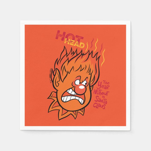 ÅRET UTAN JULTOMTEN™ | Hettens chef Pappersservett (Framsidan)