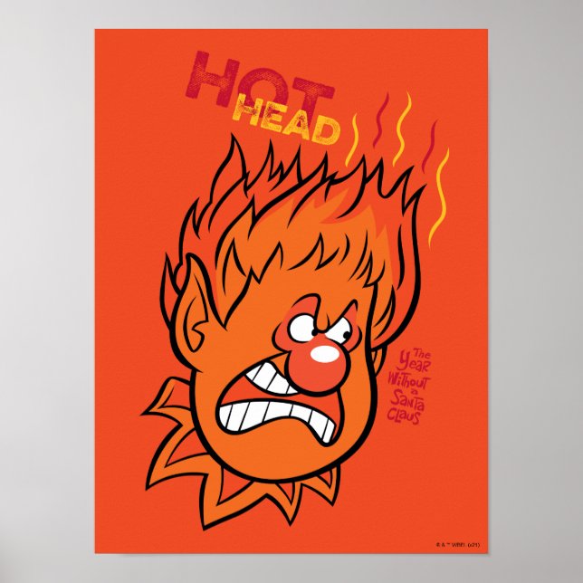 ÅRET UTAN JULTOMTEN™ | Hettens chef Poster (Framsidan)