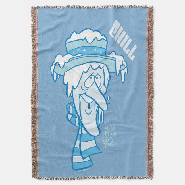 ÅRET UTAN JULTOMTEN™ | Snö Miser Chill Filt (Framsidan Vertikal)