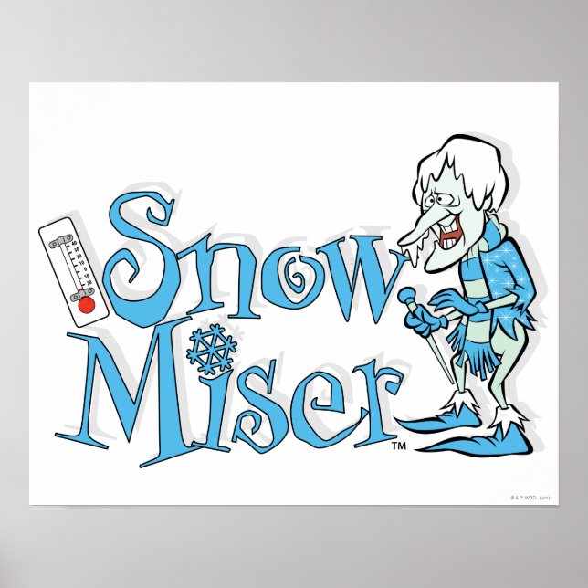 ÅRET UTAN JULTOMTEN™ | Snö Miser Poster (Framsidan)