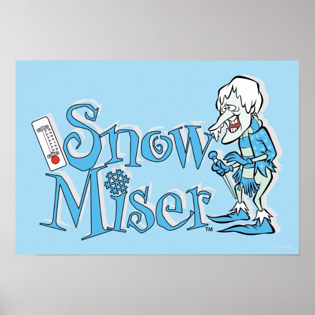 ÅRET UTAN JULTOMTEN™ | Snö Miser Poster (Framsidan)