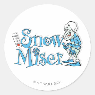 ÅRET UTAN JULTOMTEN™ | Snö Miser Runt Klistermärke