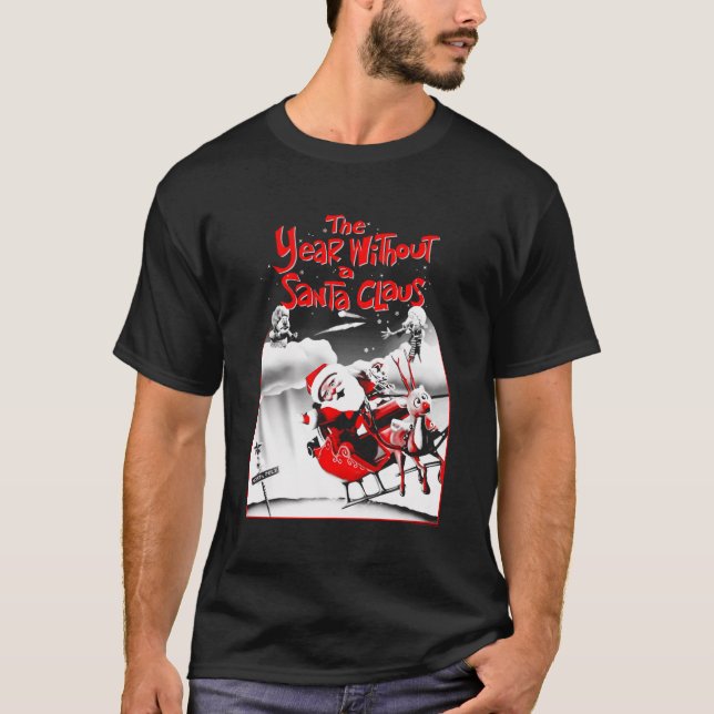 Året utan Jultomten-tomten Poster T Shirt (Framsida)