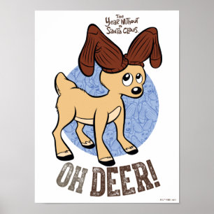 ÅRET UTAN JULTOMTEN™ Vixen "Oh Hjort" Poster