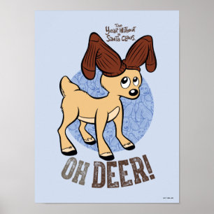 ÅRET UTAN JULTOMTEN™ Vixen "Oh Hjort" Poster