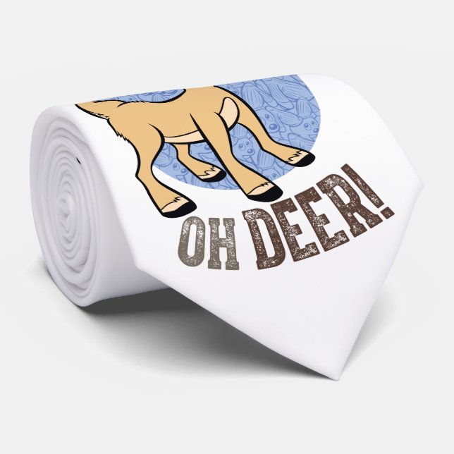 ÅRET UTAN JULTOMTEN™ | Vixen "Oh Hjort" Slips (Rullad)