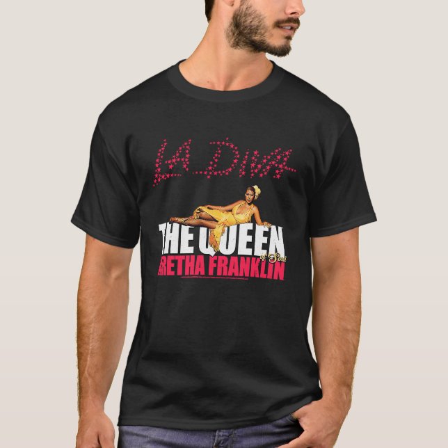 Aretha Franklin LA DIVA T Shirt (Framsida)