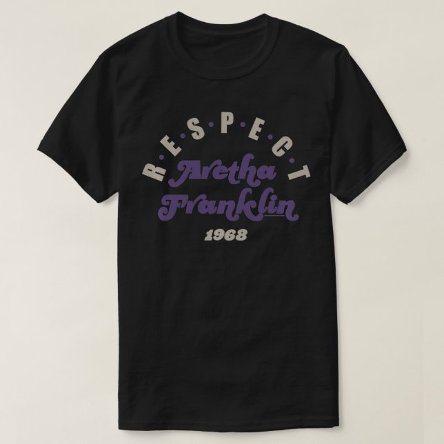Aretha Franklin RESPECT 1968 Pullover  T Shirt (Design framsida)