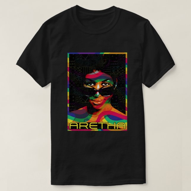 Aretha Franklin T Shirt (Design framsida)