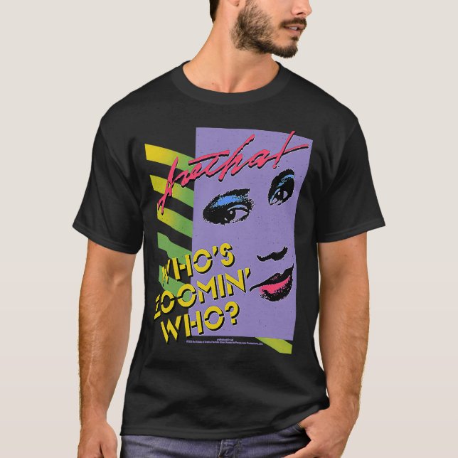 Aretha Franklin Zoomin' WHO T Shirt (Framsida)