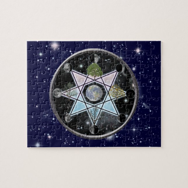 Årets årshjul pussel (Horisontell)