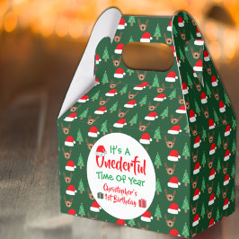 Årets första födelsedag presentaskar