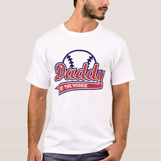 Årets första födelsedagsbaseboll t shirt (Framsida)